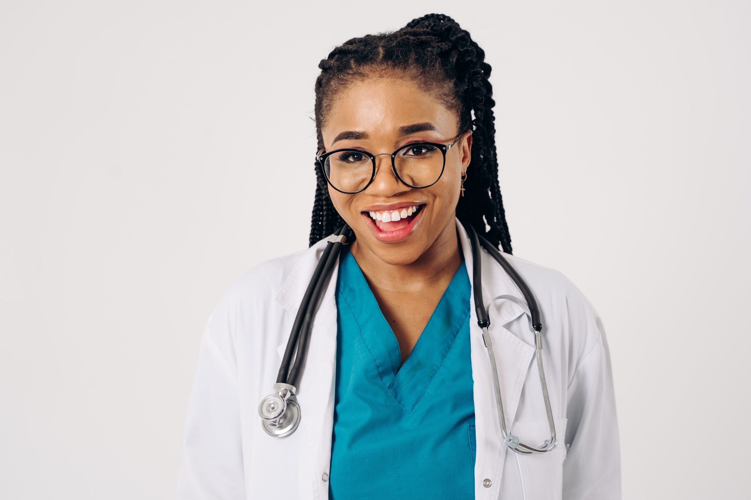 Smiling healthcare professional portrait